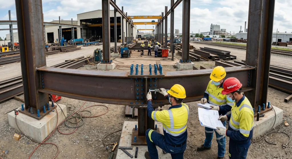 Verifying structural dimensions before container loading to prevent job site delays
